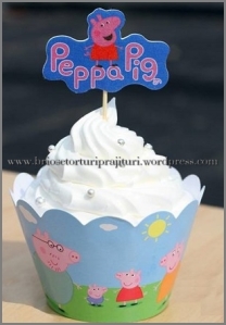 Ser Wrappers & Toppers Peppa Pig