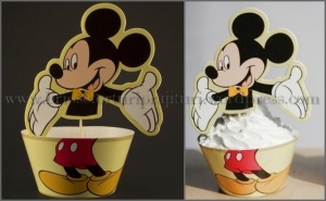 Wrappers + Toppers Mickey Mouse