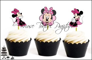 Set Toppers Tematice Contur MINNIE Roz Nr. 3